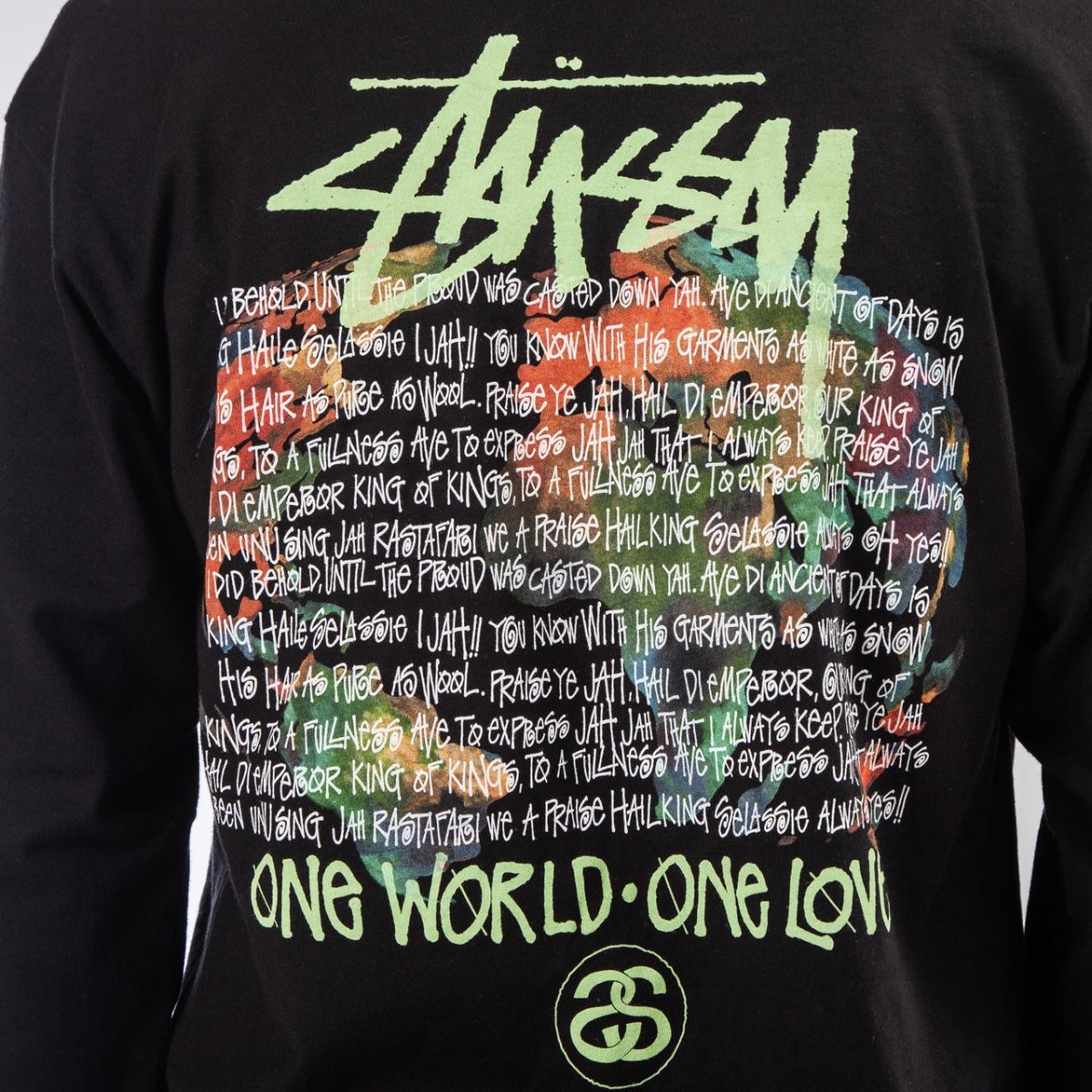 Stüssy One World L/S (Schwarz) - Allike Store