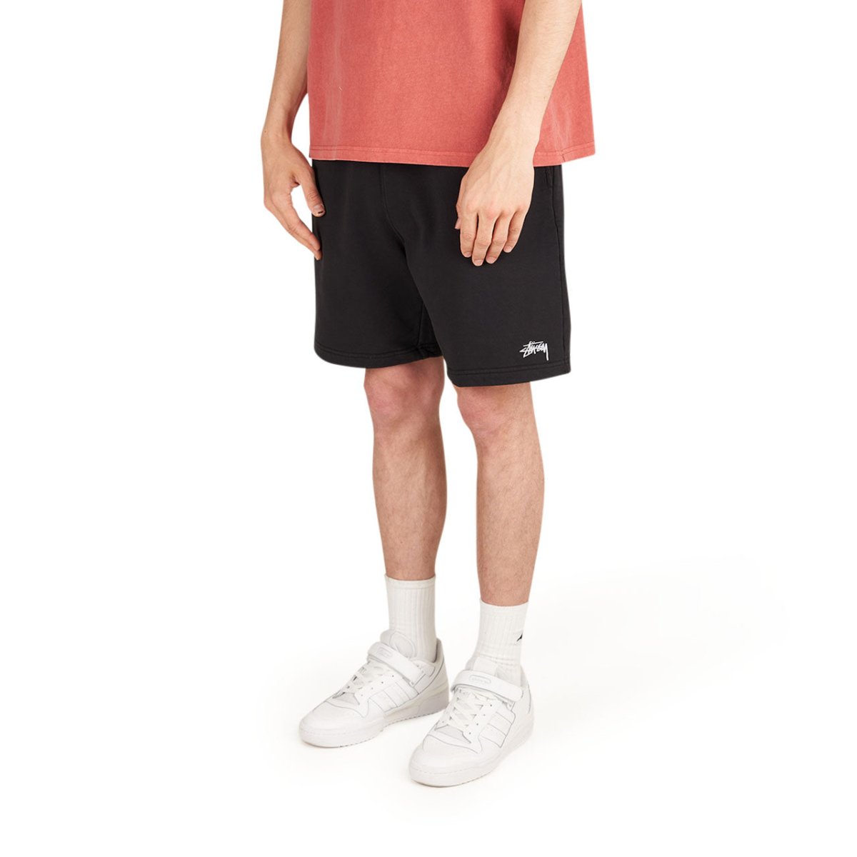 Stüssy Overdyed Stock Logo Short (Schwarz) - Allike Store