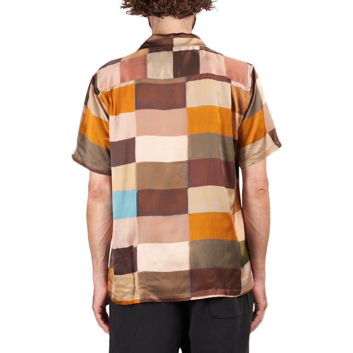 Stüssy Painted Check Silk Shirt (Bunt) - Allike Store