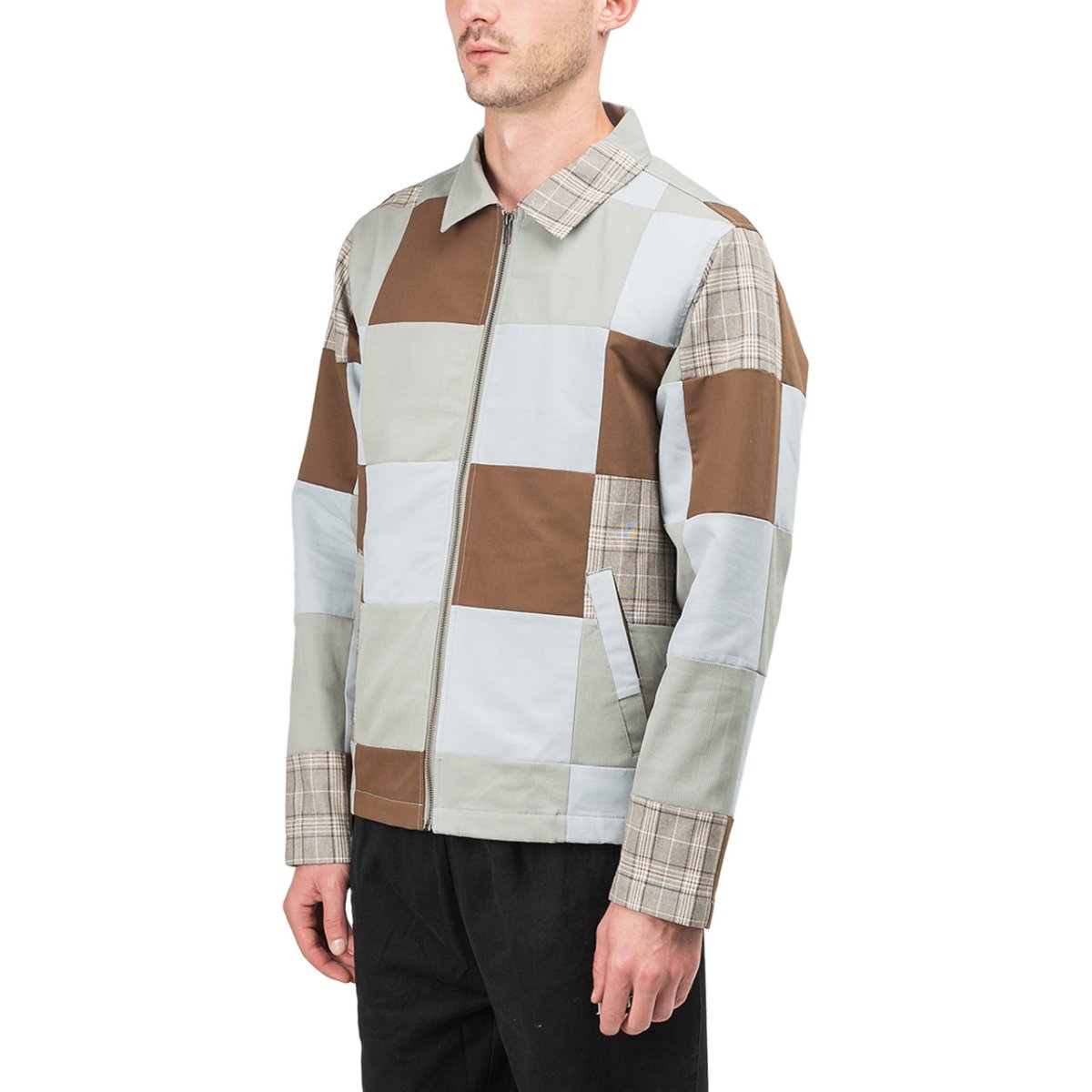 Stüssy Patchwork Zip Jacket (Multi) - Allike Store
