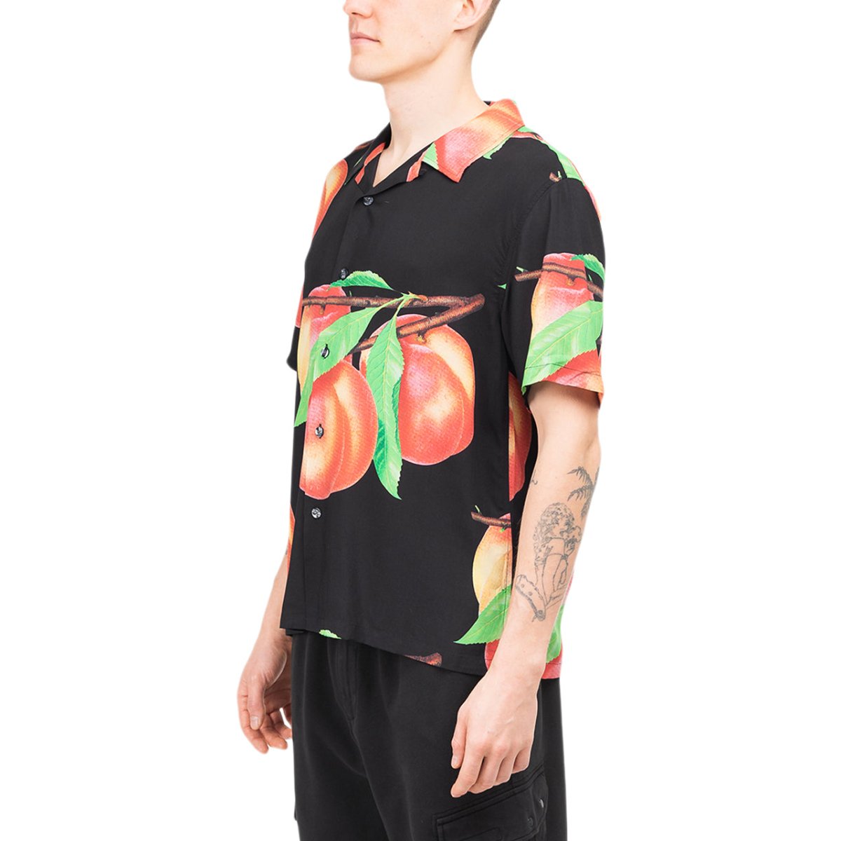 Stüssy Peach Pattern Shirt (Schwarz) - Allike Store