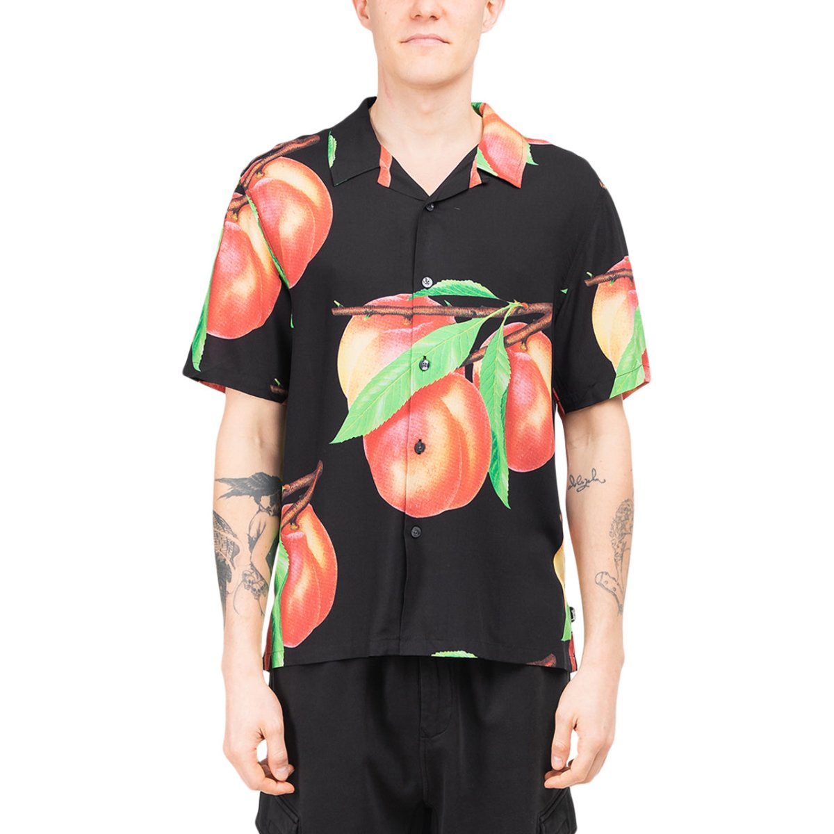 Stüssy Peach Pattern Shirt (Schwarz) - Allike Store