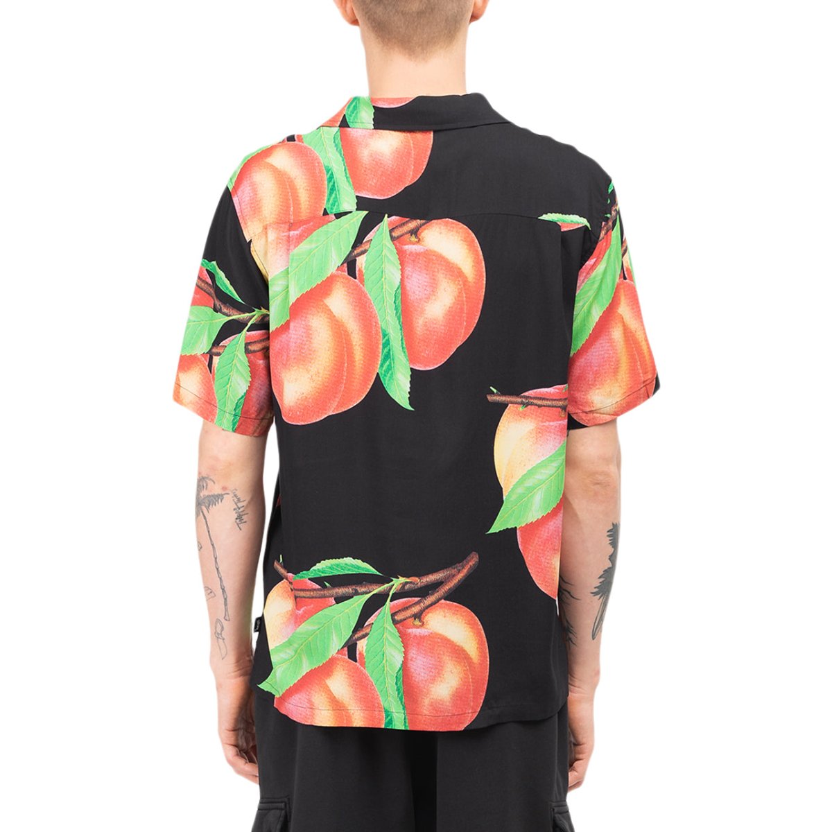 Stüssy Peach Pattern Shirt (Schwarz) - Allike Store