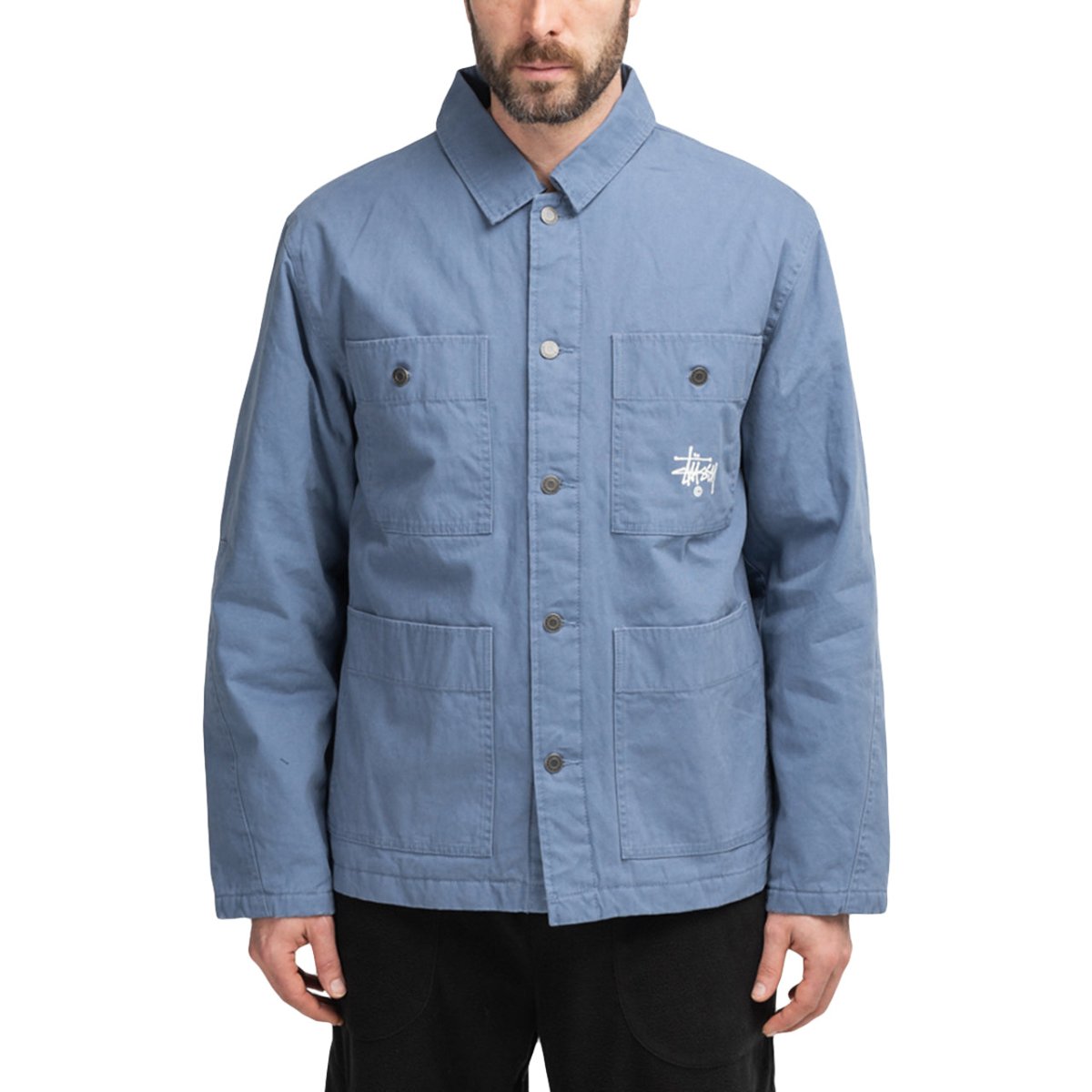 Stüssy Quilted Chore Coat (Blau) - Allike Store