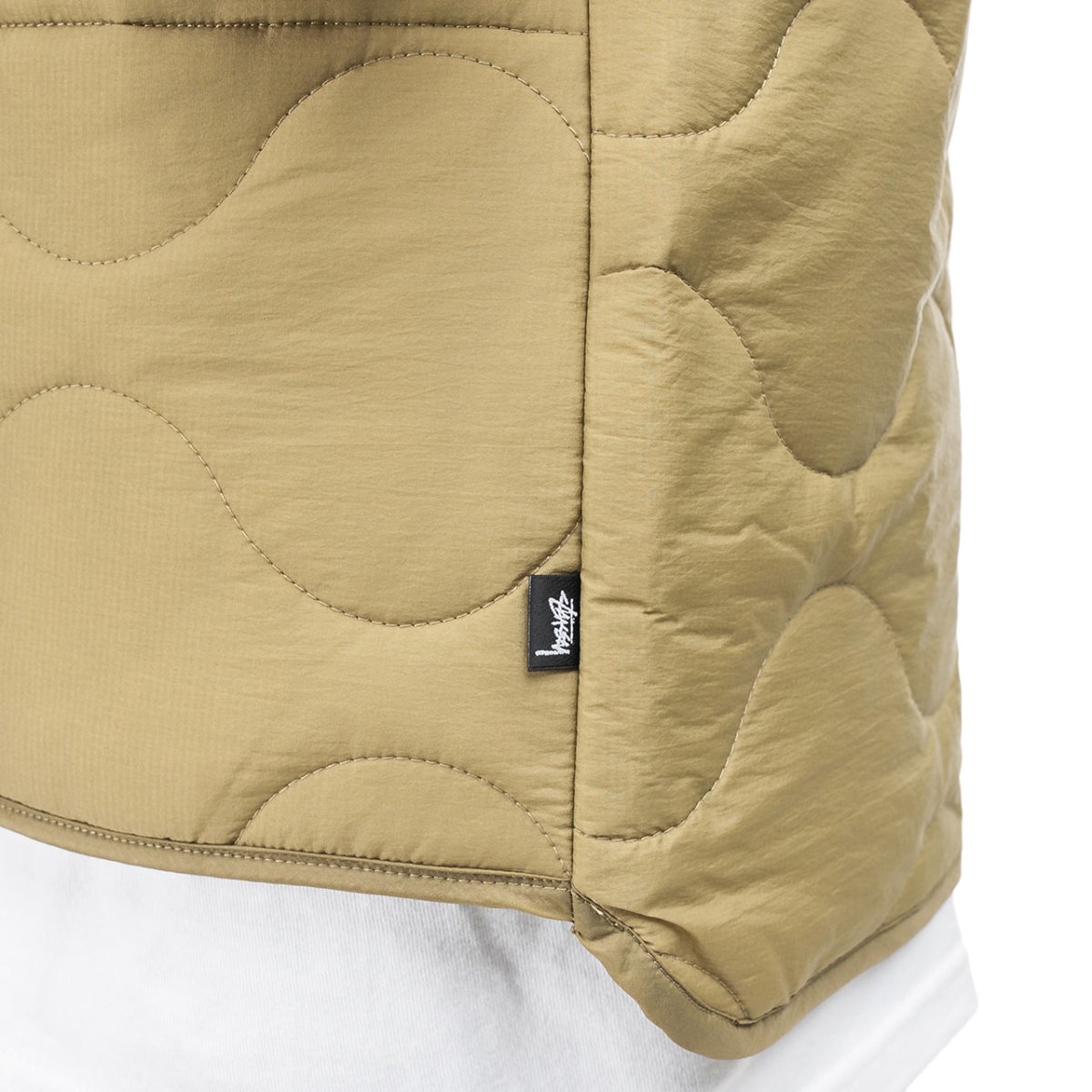 Stüssy Quilted Liner Vest (Khaki) - Allike Store