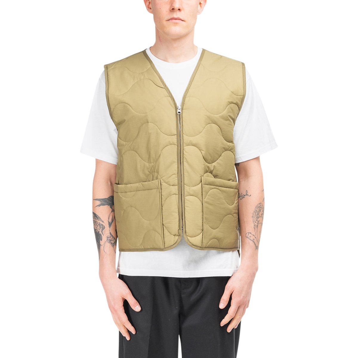STUSSY Quilted Liner VEST - トップス