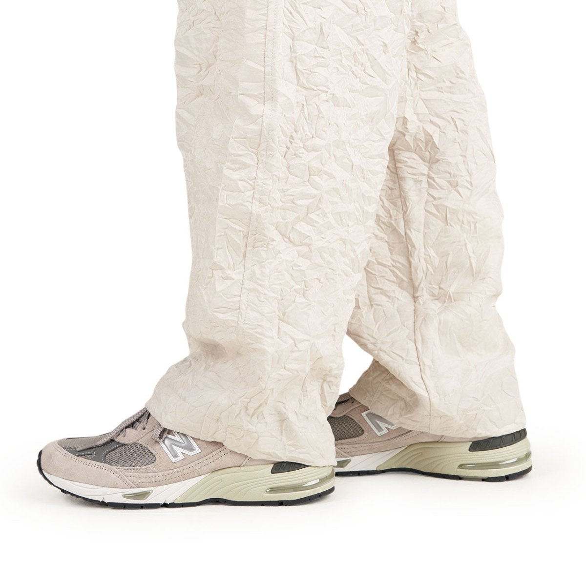 Stüssy Ralphie Big Crinkle Pant (Weiß) - Allike Store