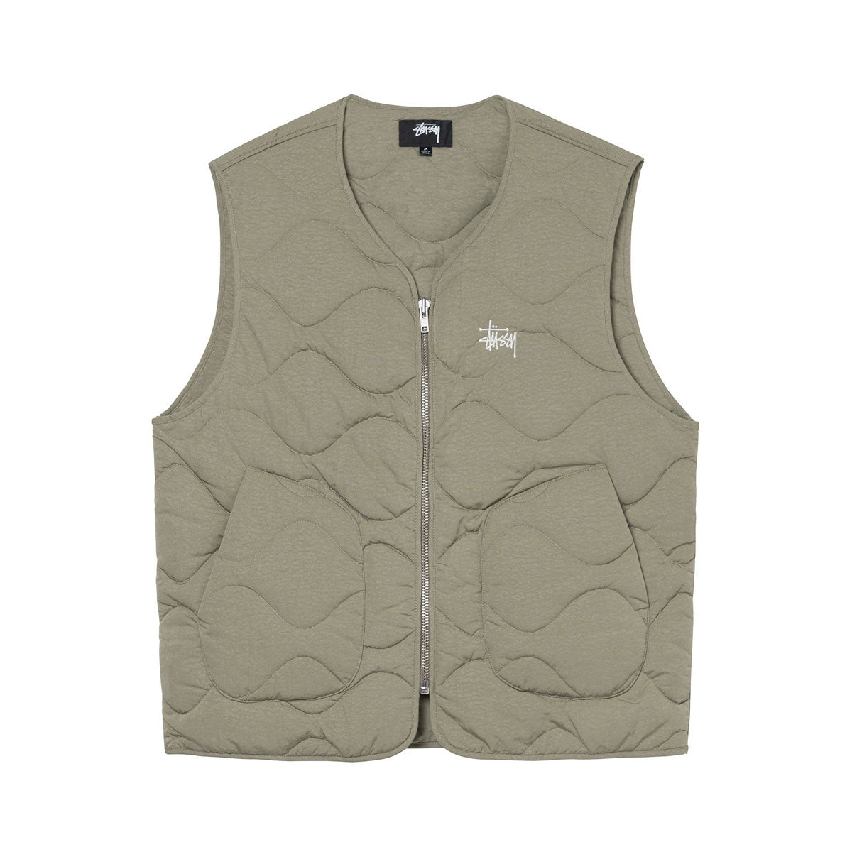 Stüssy Recycled Nylon Liner Vest (Oliv) - Allike Store
