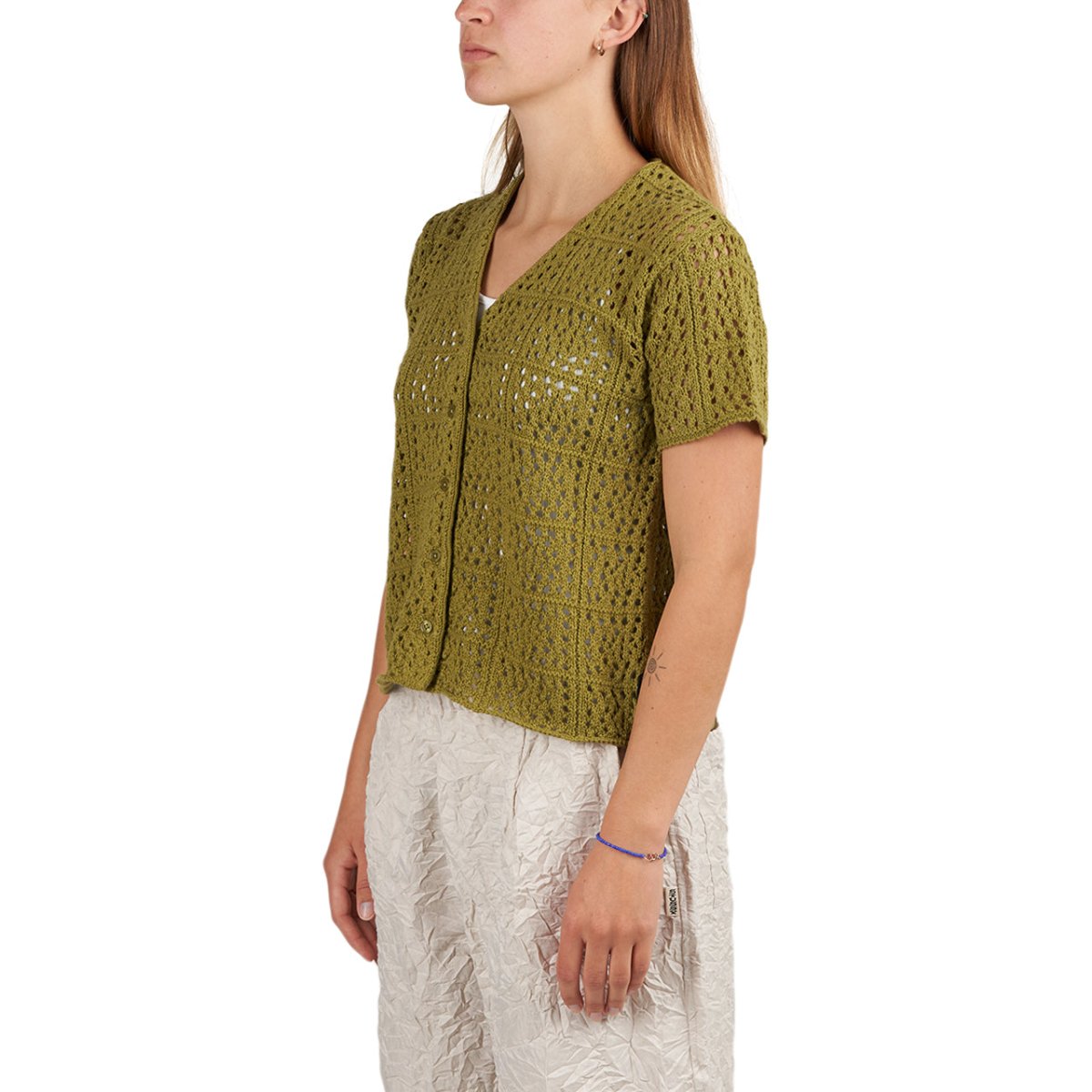Stüssy Samira Crochet Top (Avocado) - Allike Store