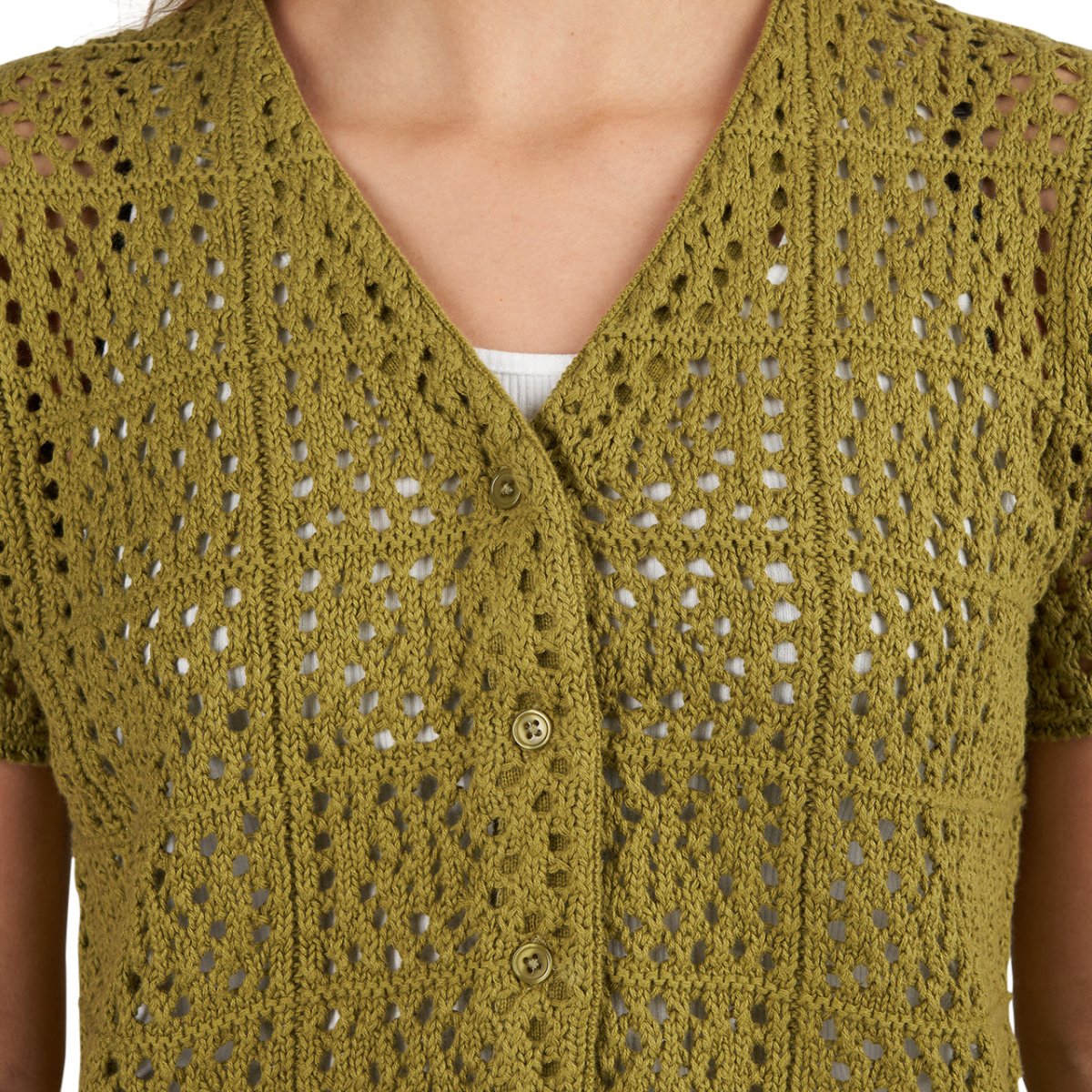 Stüssy Samira Crochet Top (Avocado) - Allike Store