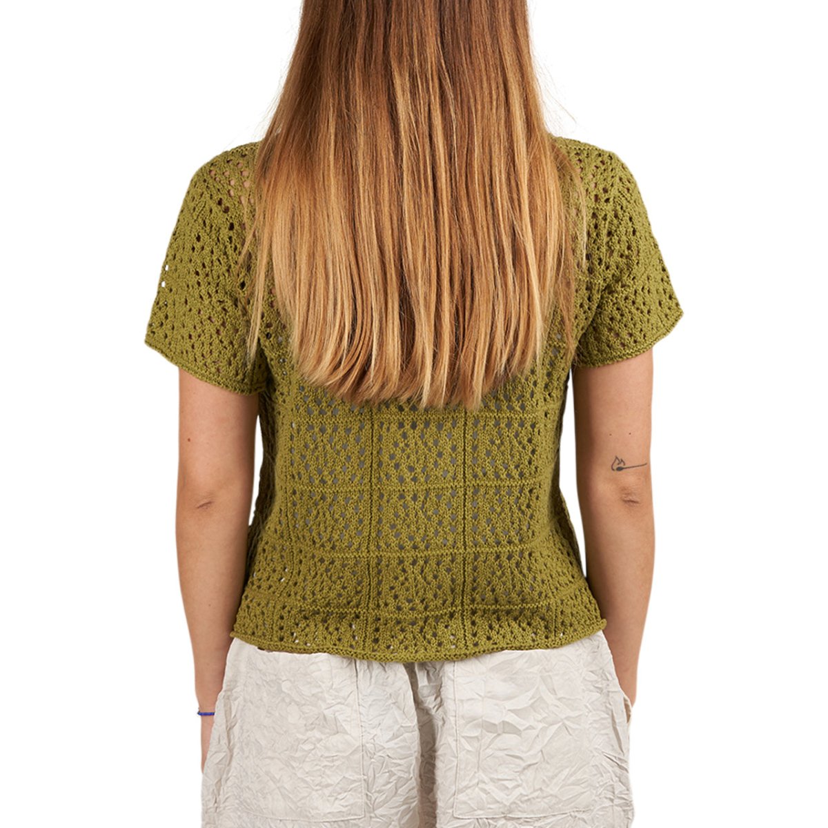 Stüssy Samira Crochet Top (Avocado) - Allike Store