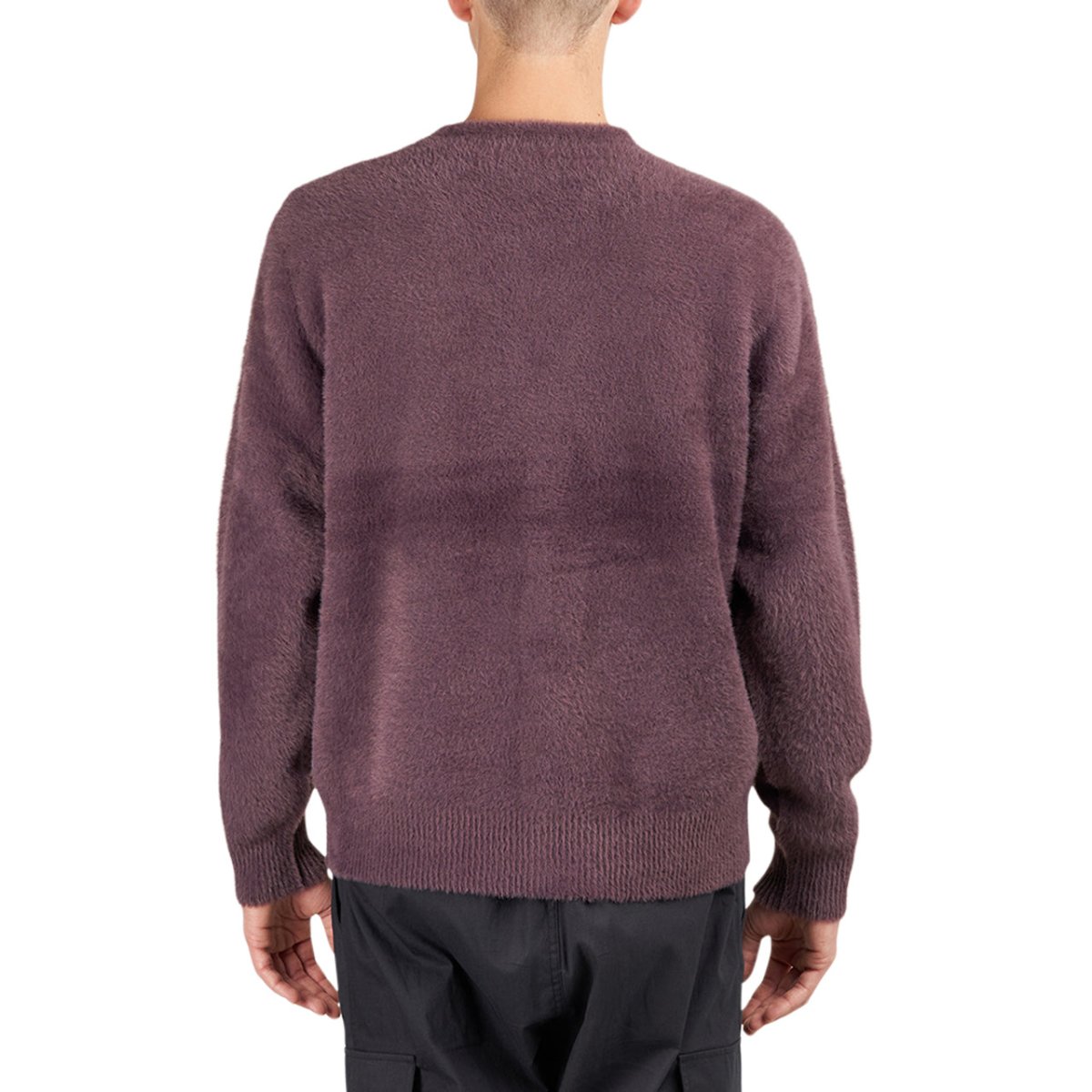 Stüssy Shaggy Cardigan (Aubergine) - Allike Store