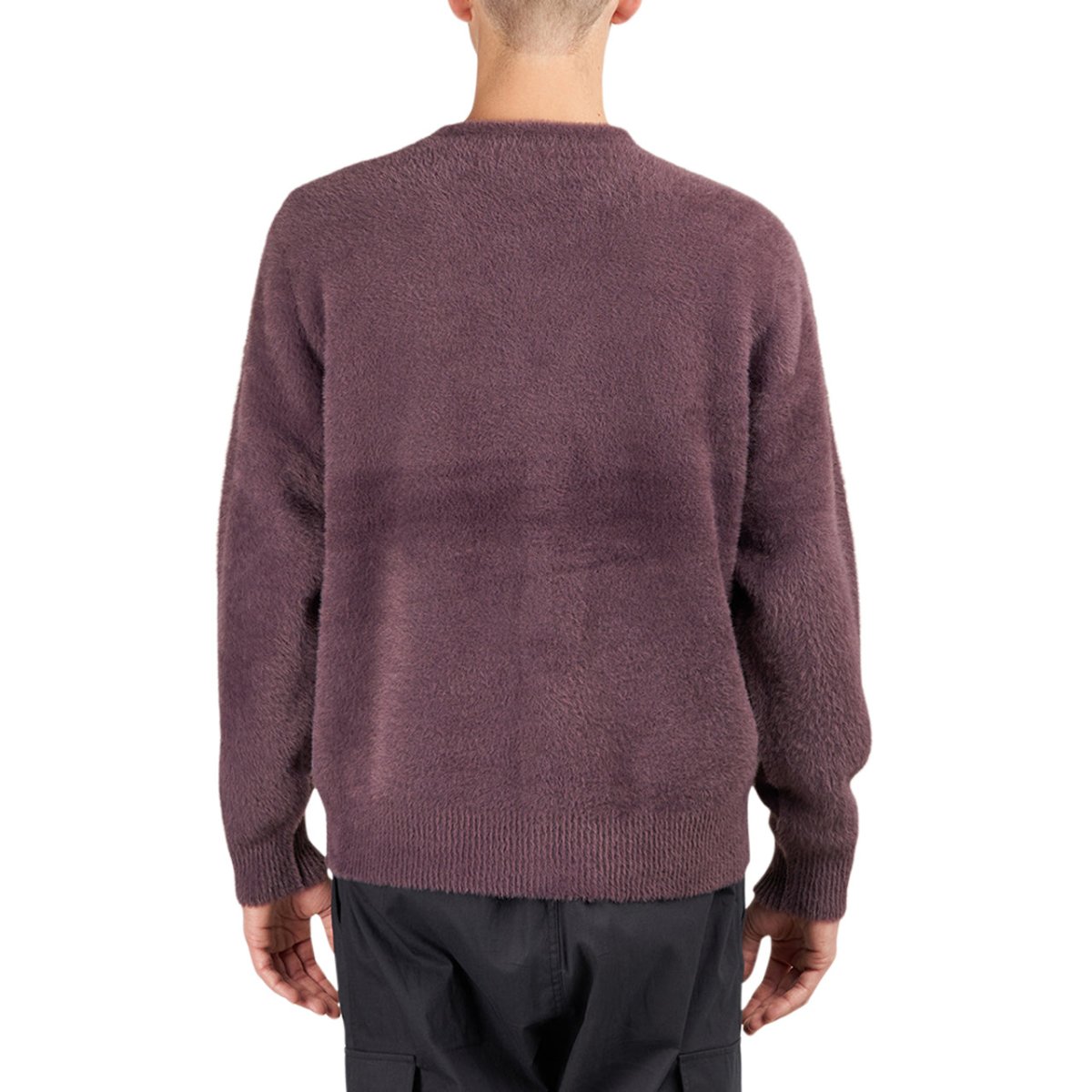 Stüssy Shaggy Cardigan (Aubergine)  - Allike Store