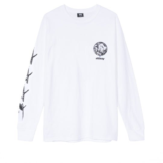 Stüssy Spirit Guide LS Tee (Weiß) - Allike Store