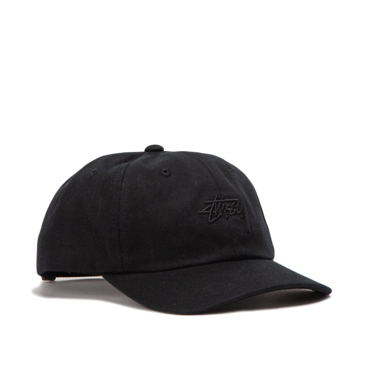 Stüssy Stock Big Twill Low Pro Cap (Schwarz) - Allike Store
