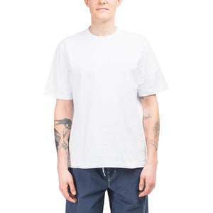 Stüssy Stock Logo Crew T-Shirt (Weiß) - Allike Store