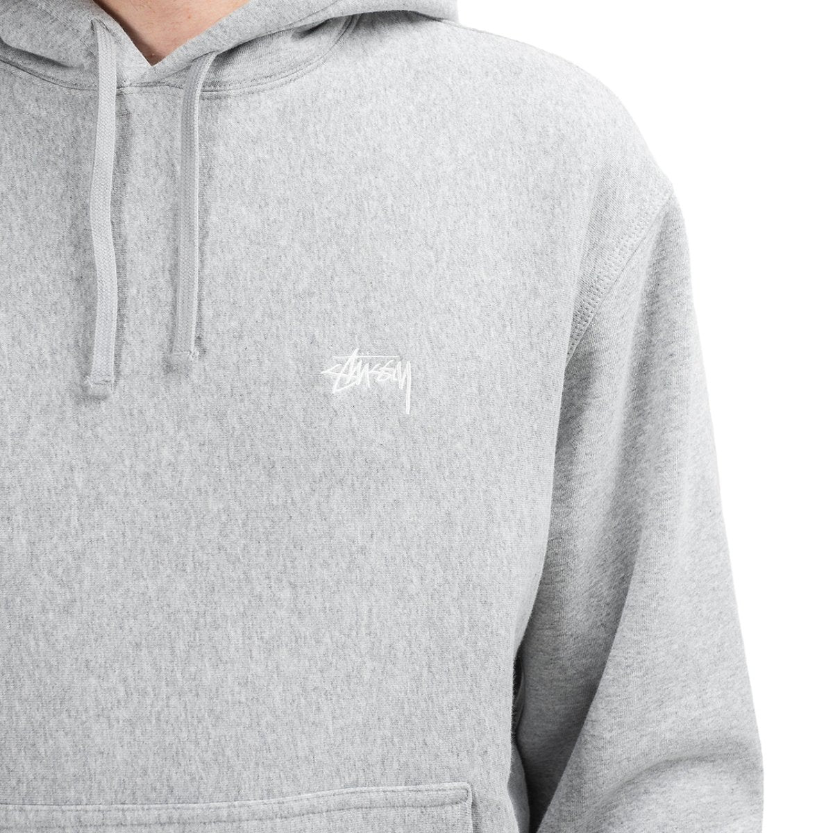 Stüssy Stock Logo Hoodie (Grau) - Allike Store