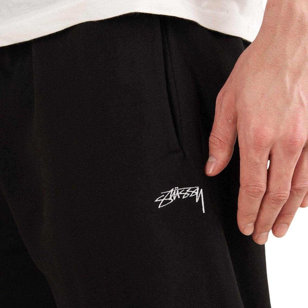 Stüssy Stock Logo Pant (Schwarz) - Allike Store