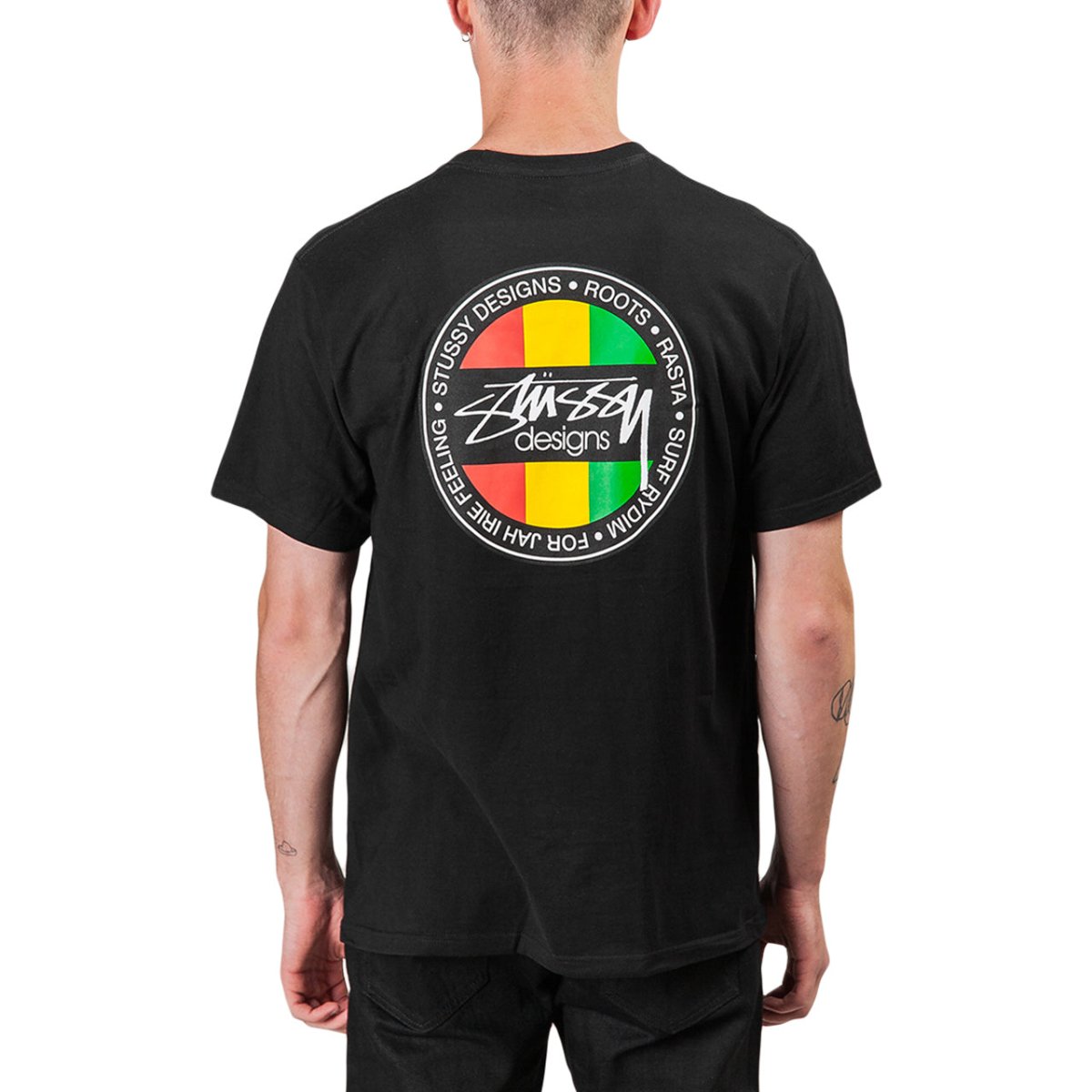 Stüssy Surf Dot Tee (Schwarz) - Allike Store