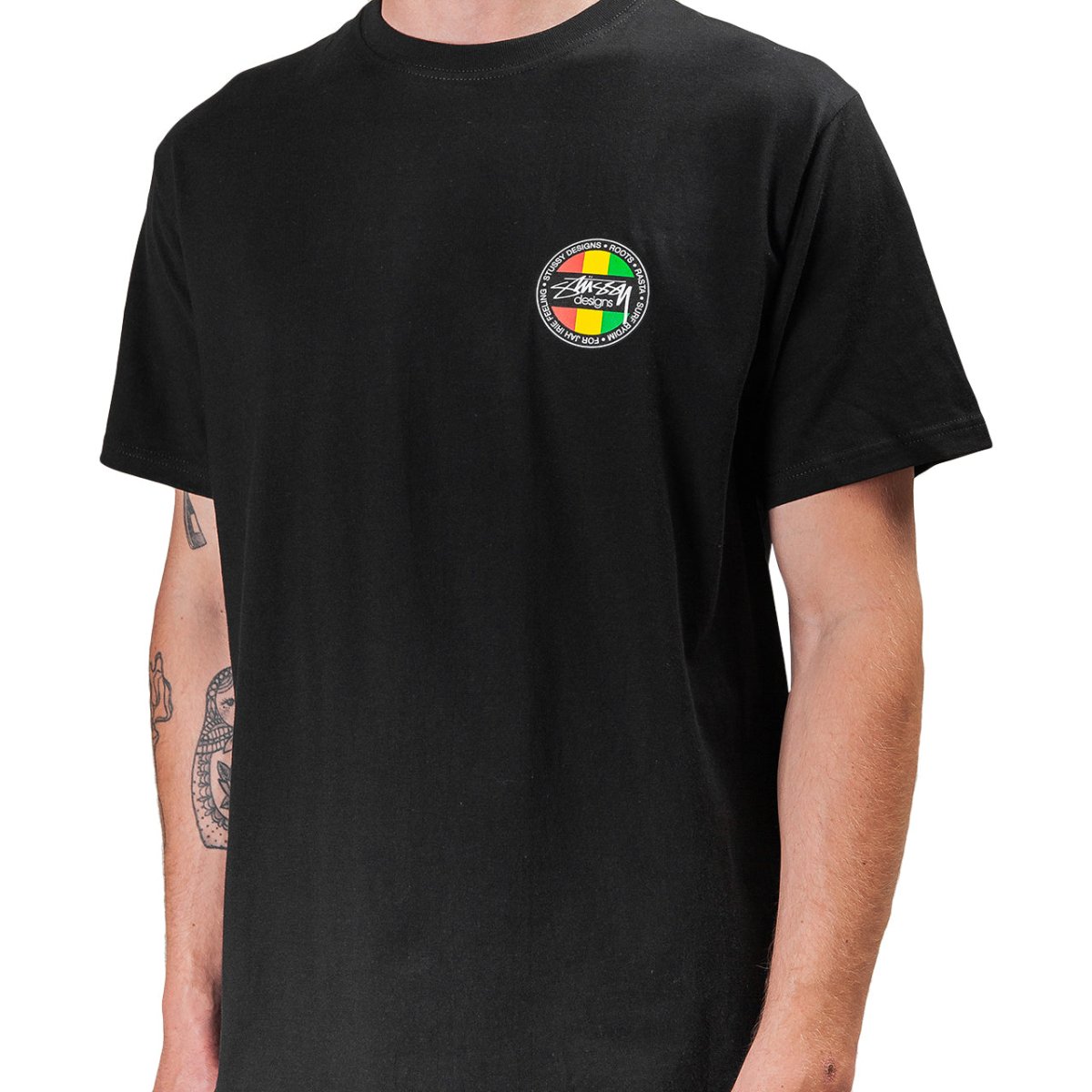 Stüssy Surf Dot Tee (Schwarz) - Allike Store