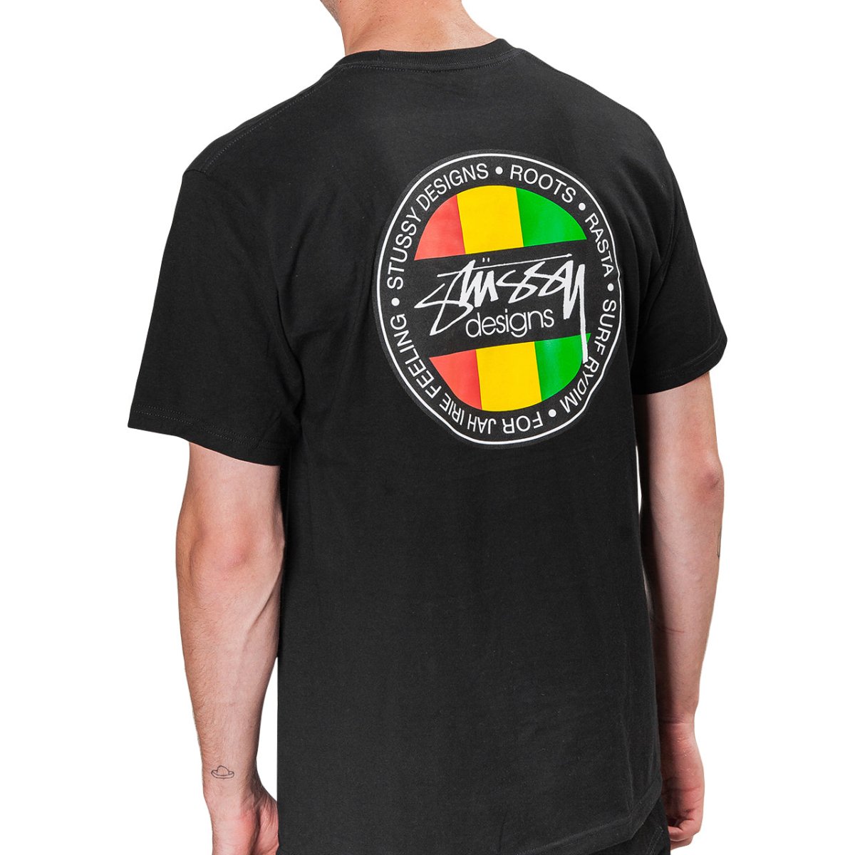 Stüssy Surf Dot Tee (Schwarz) - Allike Store
