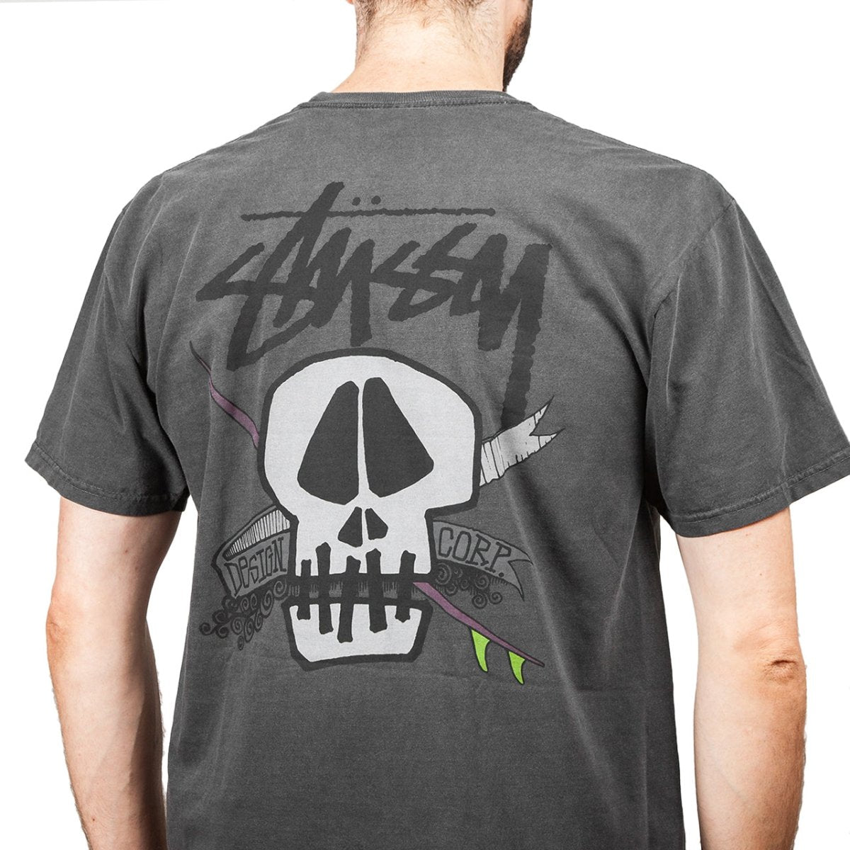 Stüssy Surf Skull Pig. Dyed Tee (Schwarz) - Allike Store