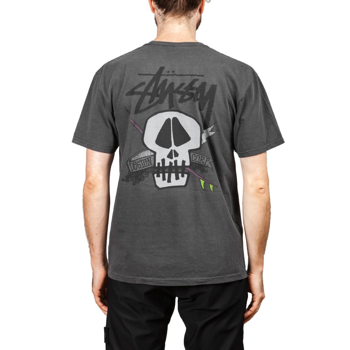 Stüssy Surf Skull Pig. Dyed Tee (Schwarz) - Allike Store