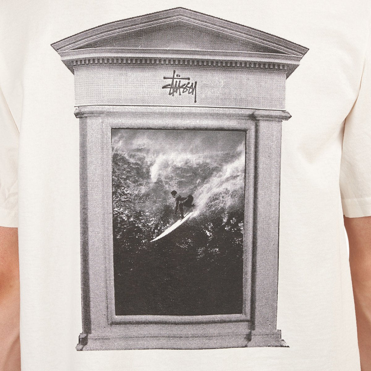 Stüssy Surf Tomb Pigment Dyed Tee (Weiss) - Allike Store