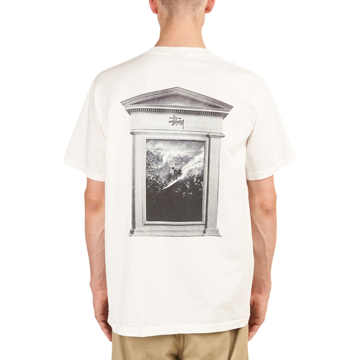 Stüssy Surf Tomb Pigment Dyed Tee (Weiss) - Allike Store