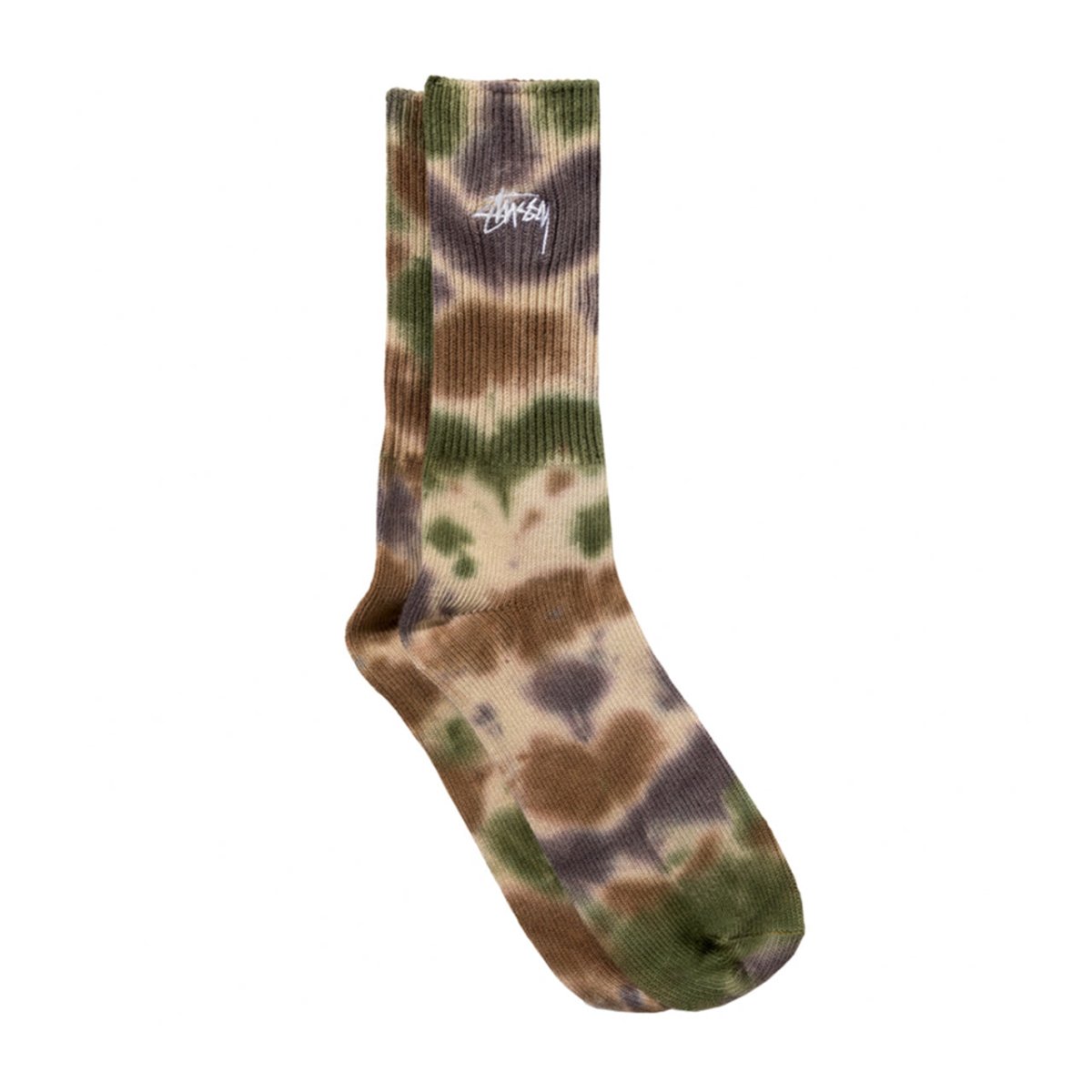 Stüssy Tie Dye Socks (Lila / Grün / Braun) - Allike Store