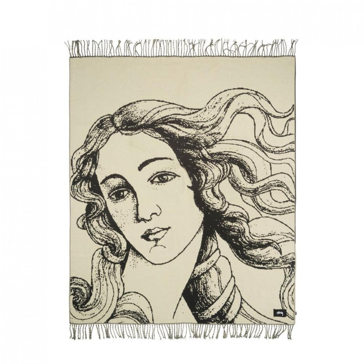 Stüssy Venus Jaquard Blanket (Beige / Schwarz) - Allike Store