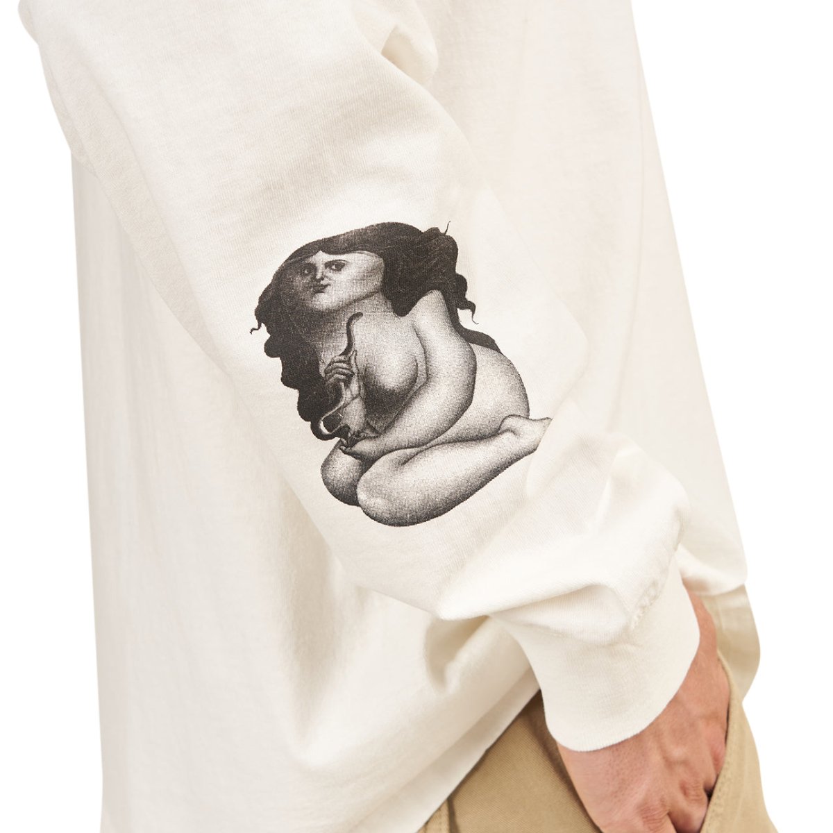 Stüssy Venus Pigment Dyed Longsleeve (Weiss) - Allike Store