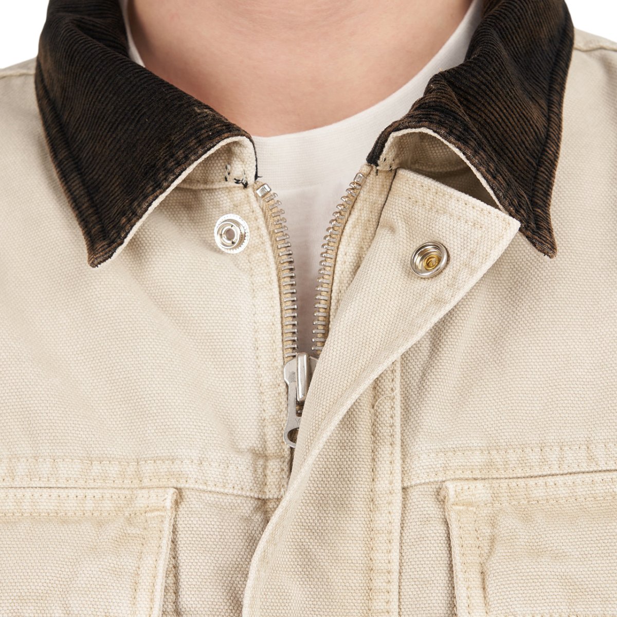 Stüssy Washed Canvas Shop Jacket (Beige) - Allike Store