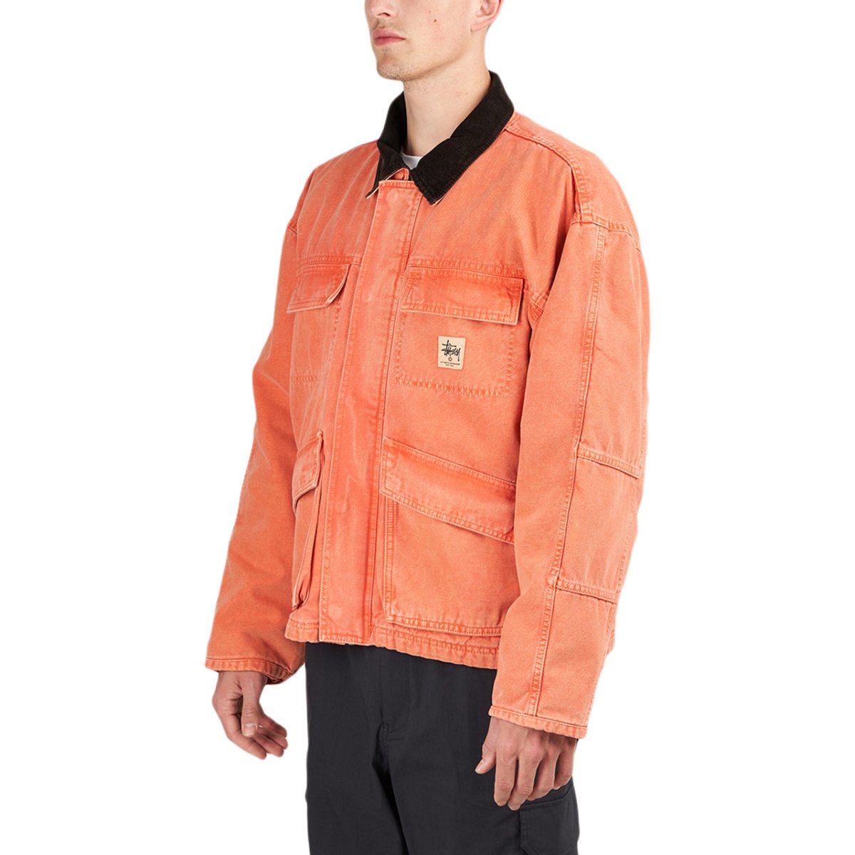 Stüssy Washed Canvas Shop Jacket (Orange) 115589-0602 – Allike Store