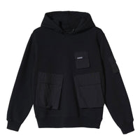 Stüssy Womens Cargo Fleece Hoodie (Black)