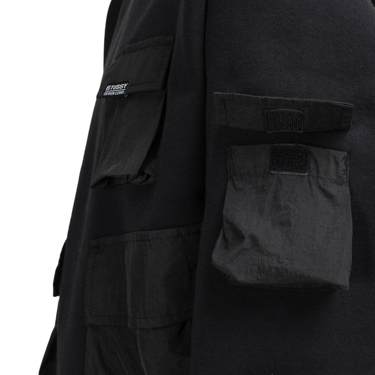 Stüssy WMNS Cargo Fleece Hoodie (Schwarz) - Allike Store