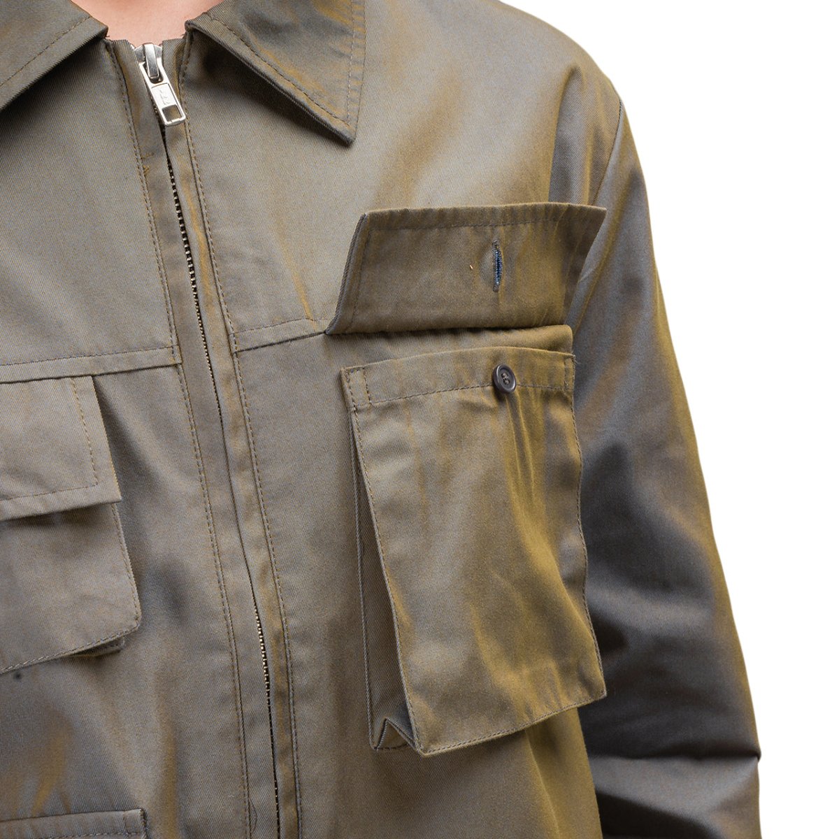 Stüssy WMNS Iridescent Multi Pocket Jacket (Grau) - Allike Store