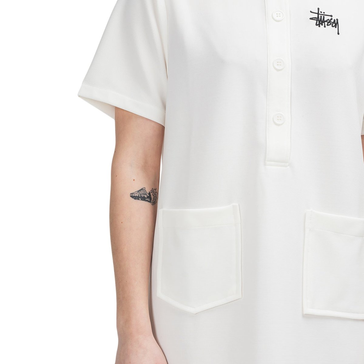 Stüssy WMNS Poly Knit Dress (Weiß) - Allike Store