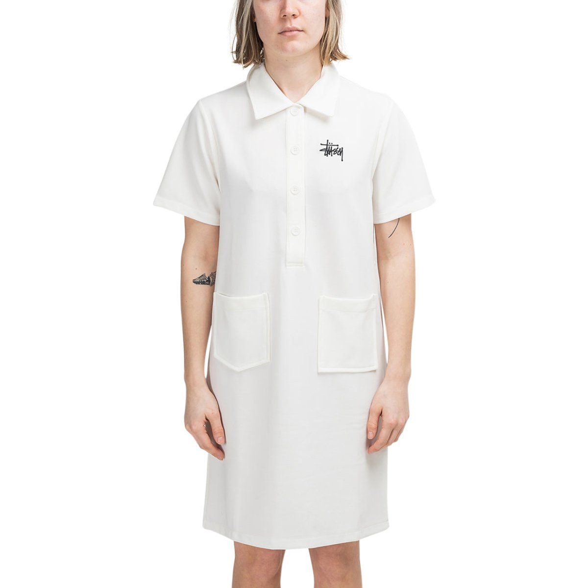 Stüssy WMNS Poly Knit Dress (Weiß) - Allike Store