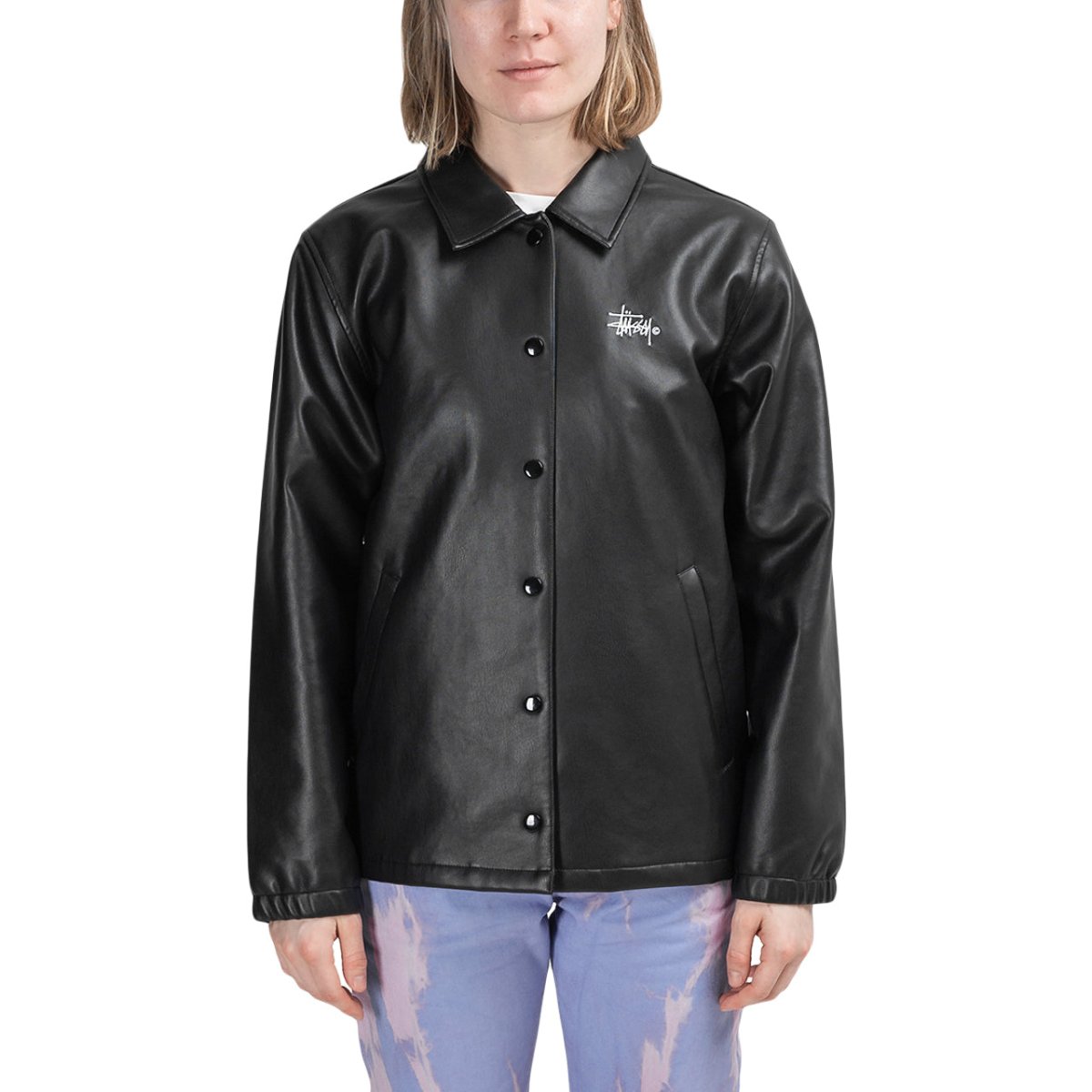 Stüssy WMNS Pu Coach Jacket (Black) - Allike Store
