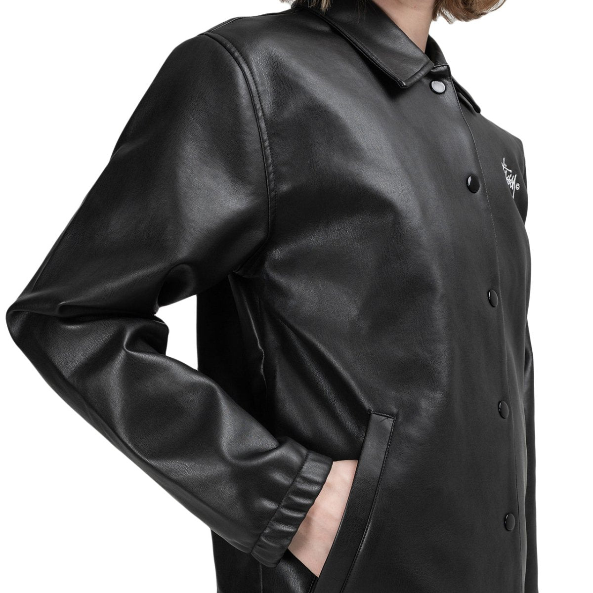 Stüssy WMNS Pu Coach Jacket (Black) - Allike Store