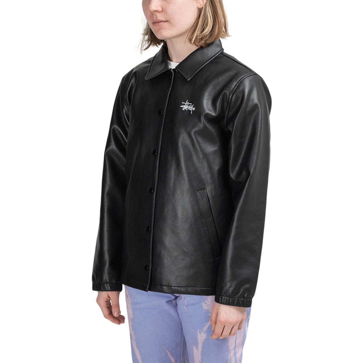 Stüssy WMNS Pu Coach Jacket (Black) - Allike Store