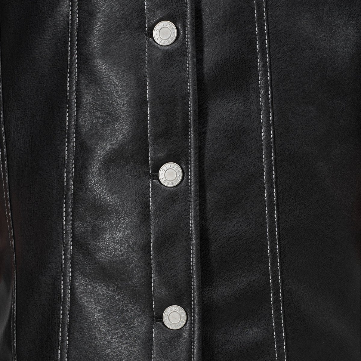 Stüssy WMNS PU Trucker Dress (Schwarz) - Allike Store