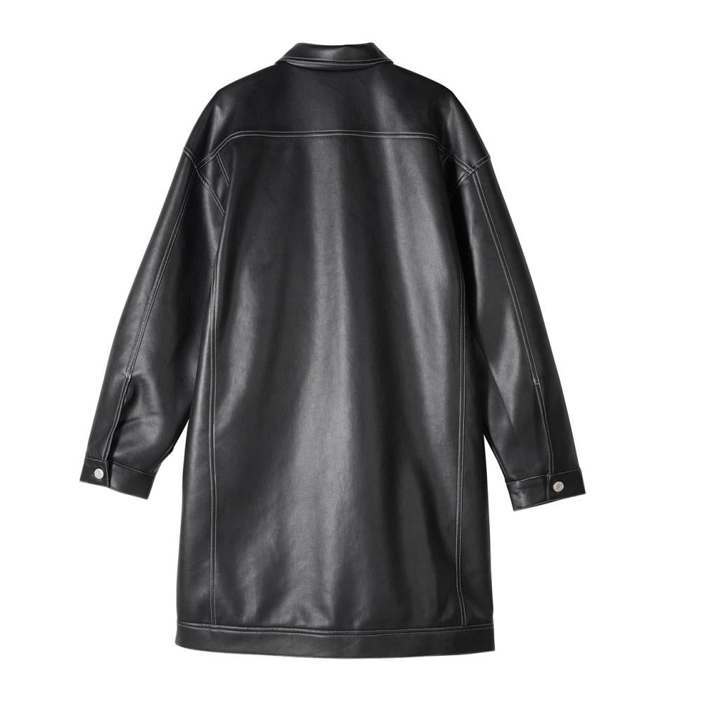Stüssy WMNS PU Trucker Dress (Schwarz) - Allike Store