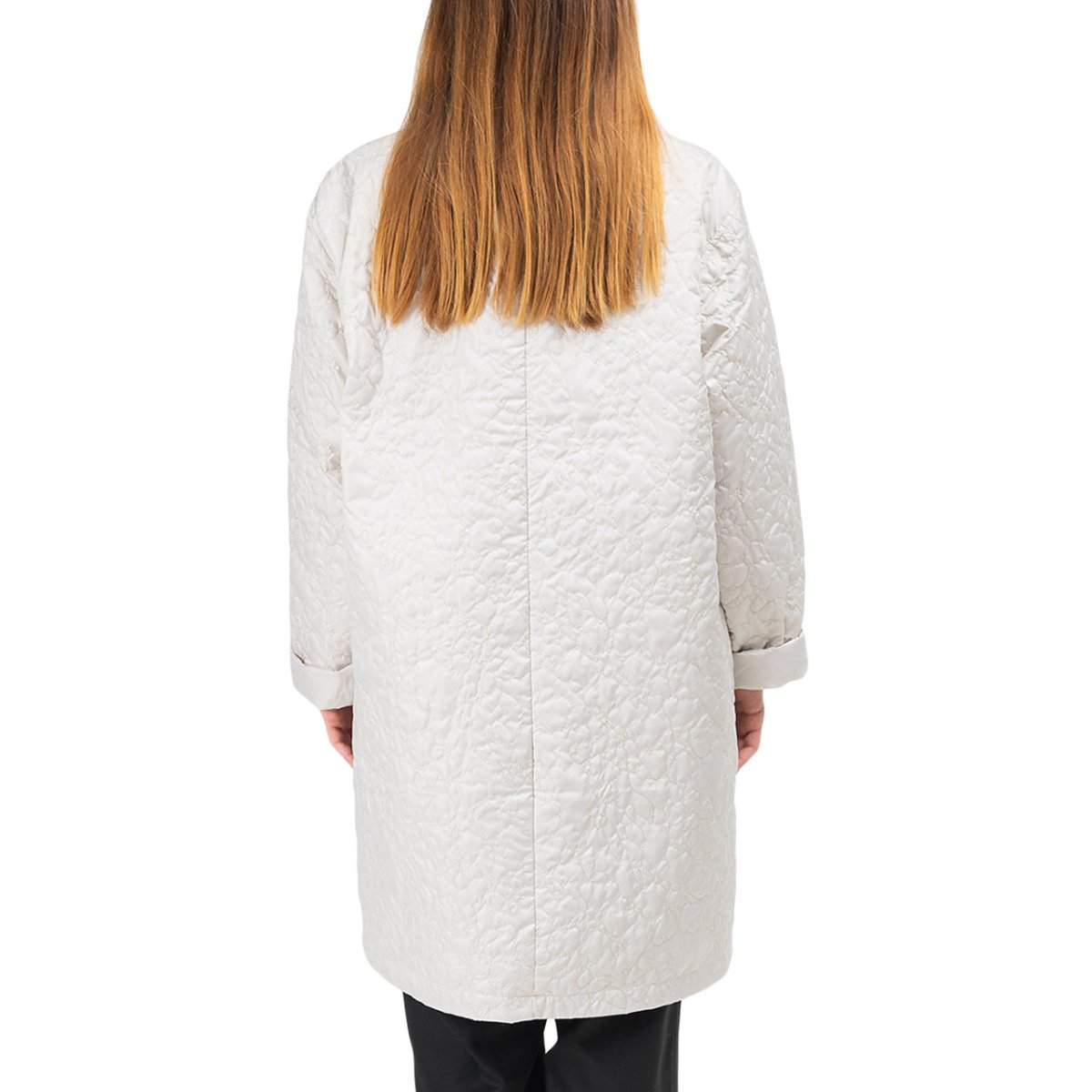 Stüssy WMNS Ritters Long Quilted Jacket (Cream) - Allike Store
