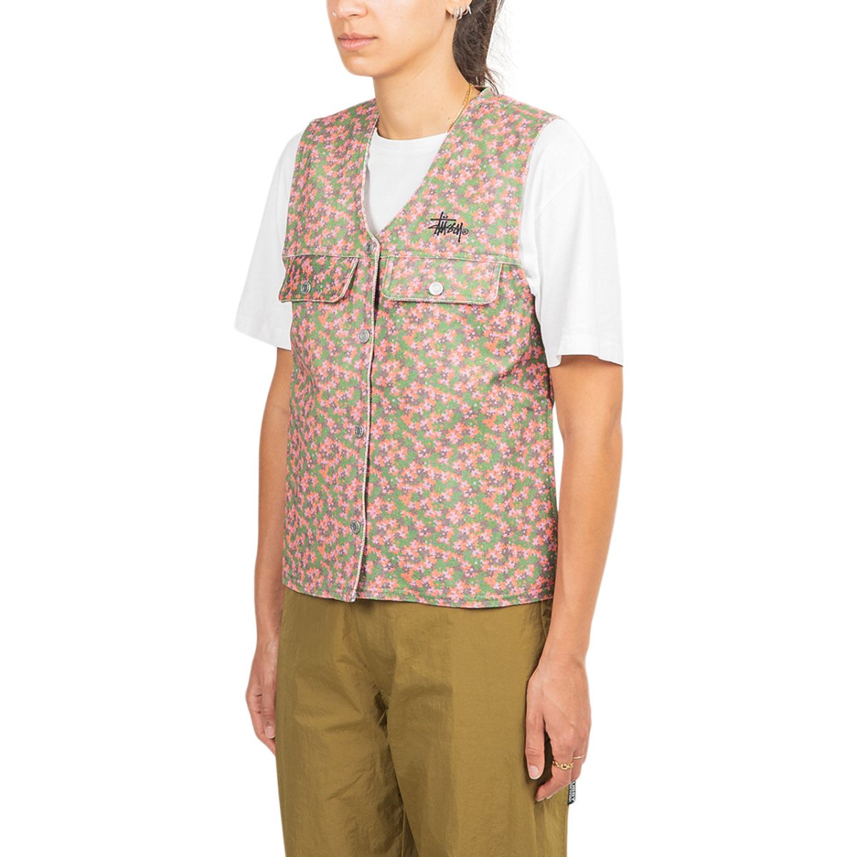 Stüssy Womens Sycamore Canvas Vest (Multi) 215153-1408 – Allike Store