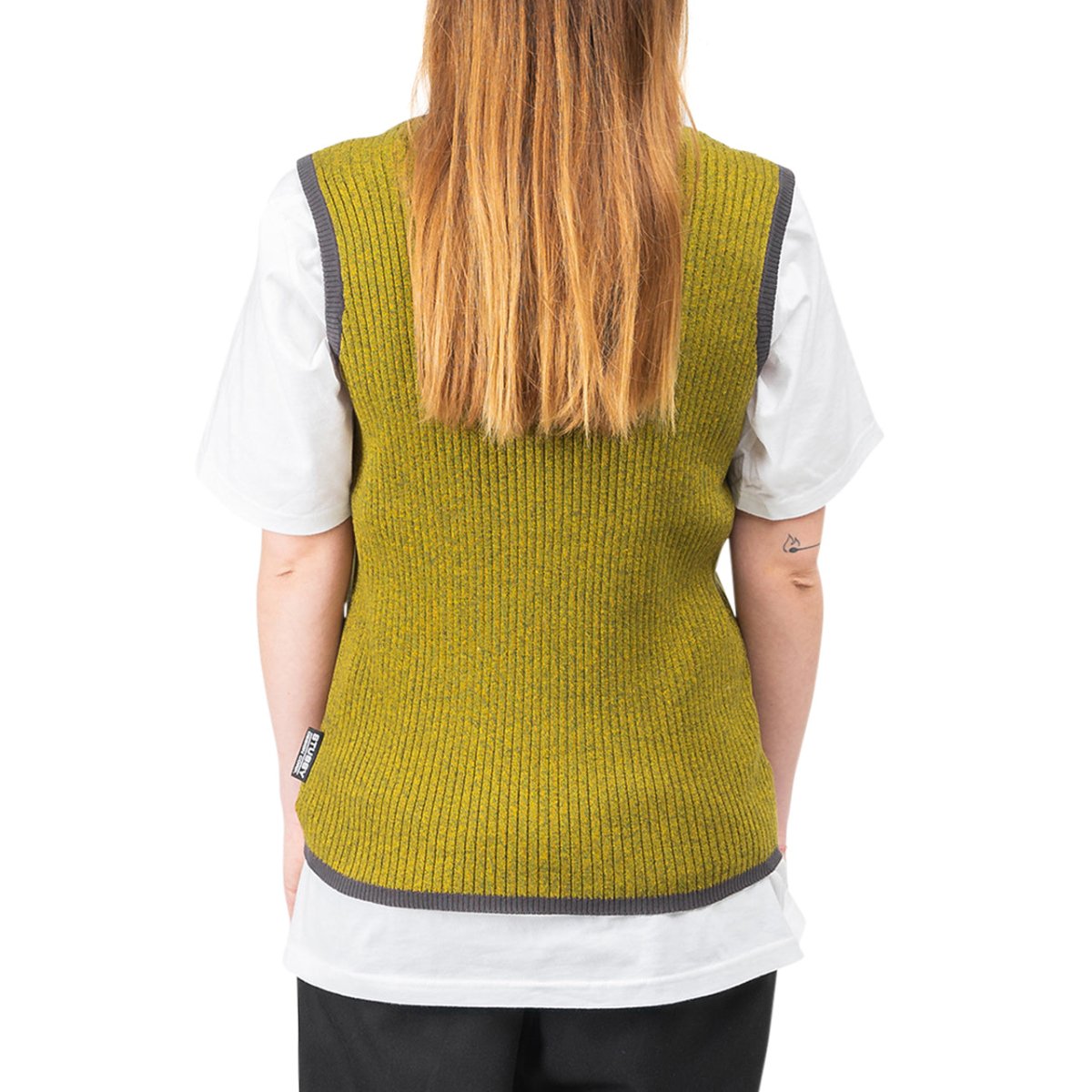 Stüssy WMNS Talo Sweater Vest (Olive / Schwarz) - Allike Store