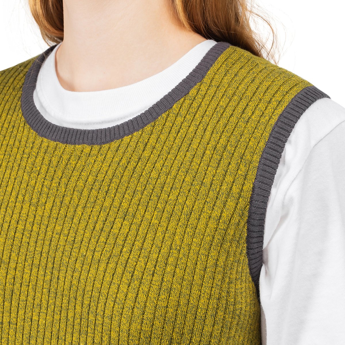 Stüssy WMNS Talo Sweater Vest (Olive / Schwarz) - Allike Store