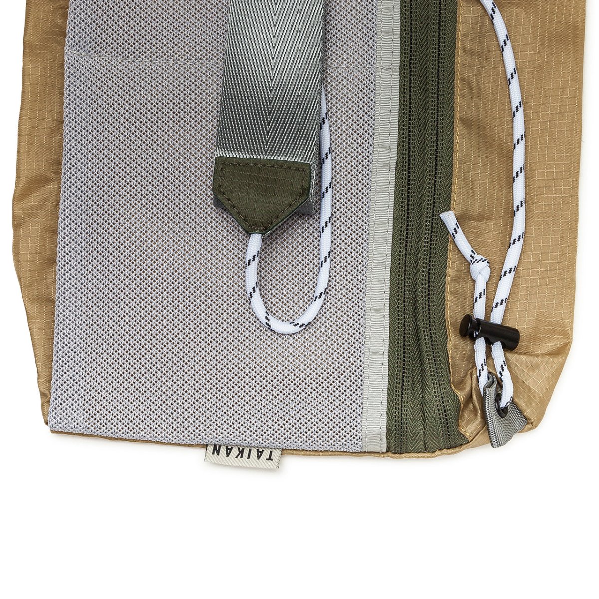 Taikan Sacoche Large Bag (Beige / Olive / Weiß) - Allike Store