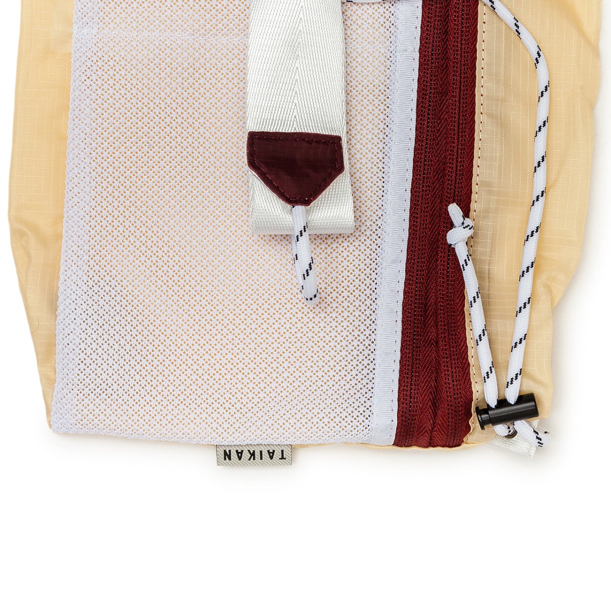 Taikan Sacoche Large Bag (Creme / Weiß / Rot) - Allike Store